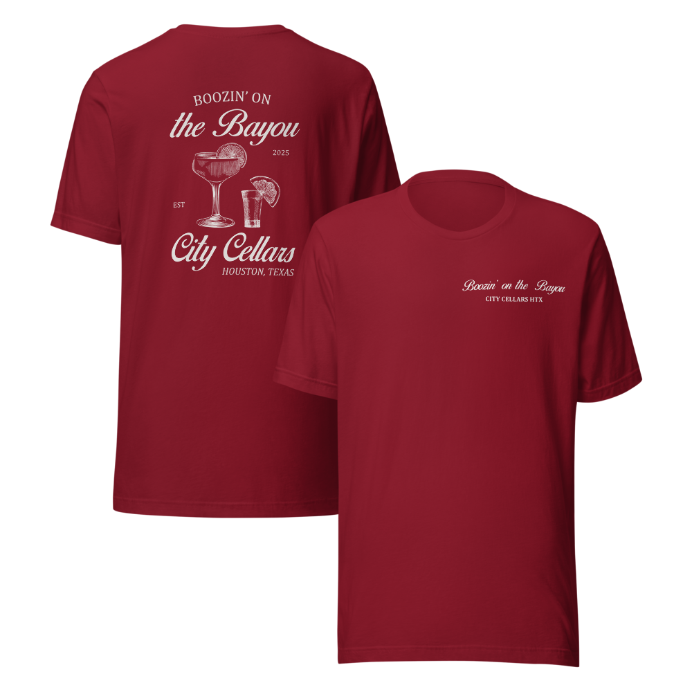 "Boozin on the Bayou" Dark T-Shirt