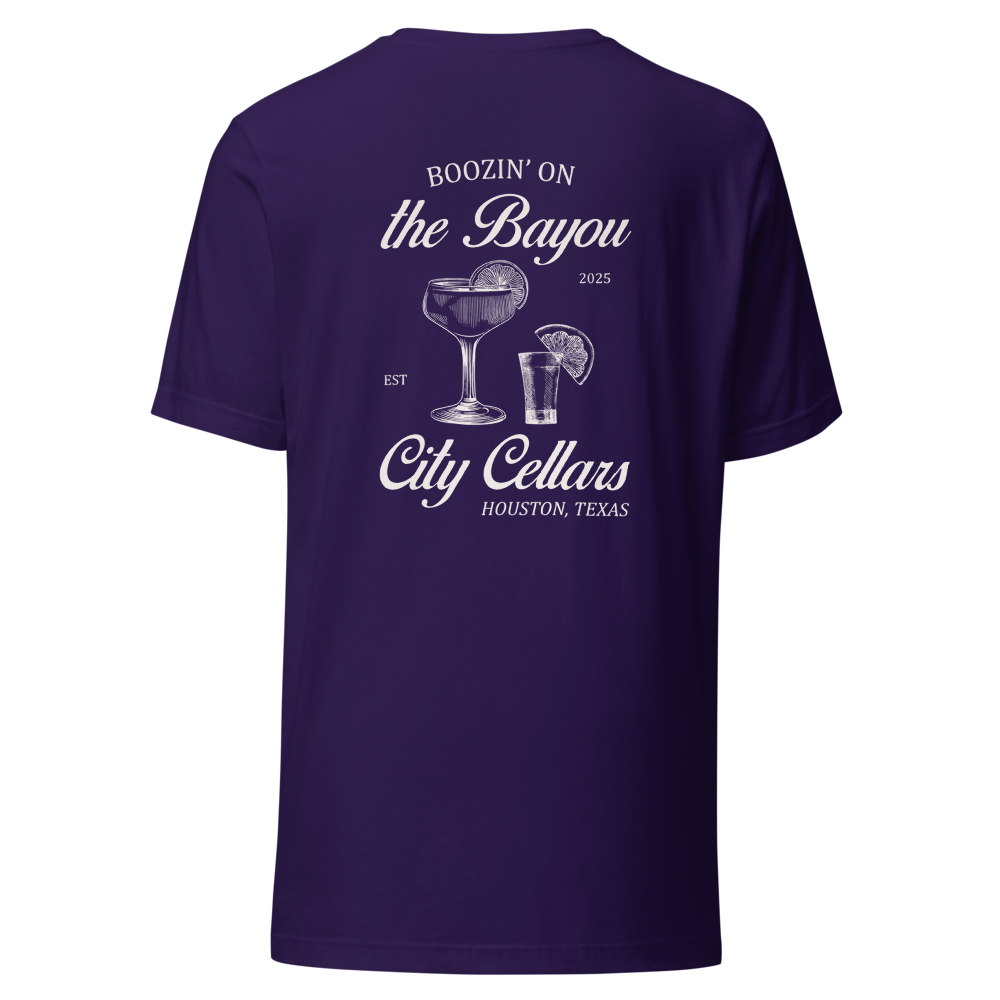 "Boozin on the Bayou" Dark T-Shirt